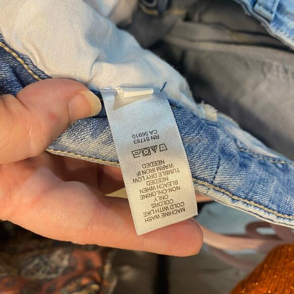 M Jeans by Maurices 22W Long High-Rise Curvy Bootcut Light Wash Denim flare - Picture 6 of 6